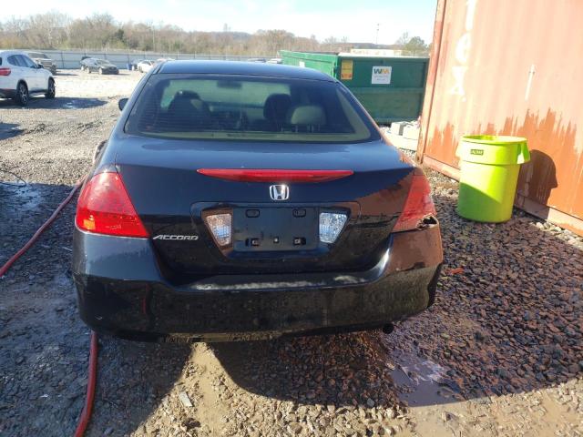 3HGCM564X7G711348 - 2007 HONDA ACCORD LX BLACK photo 6