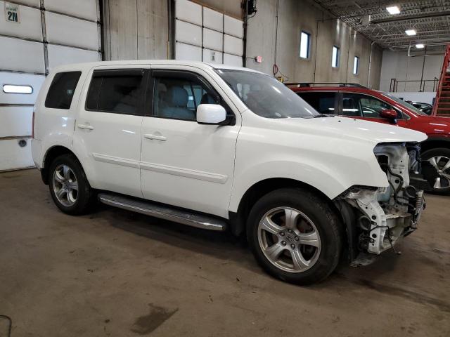 5FNYF4H5XFB040797 - 2015 HONDA PILOT EXL WHITE photo 4