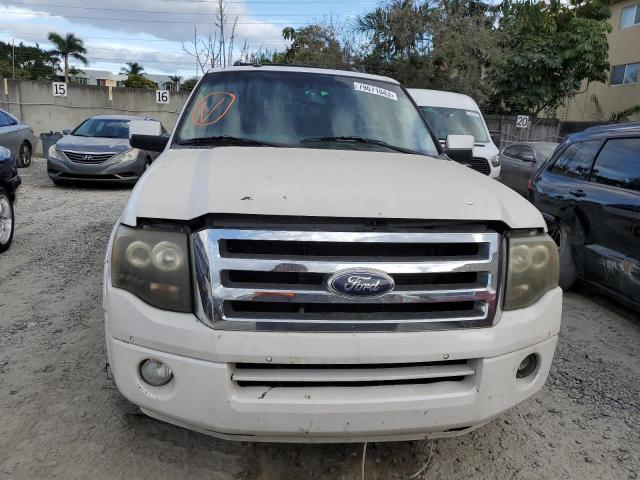 1FMJK1K50EEF05152 - 2014 FORD EXPEDITION EL LIMITED WHITE photo 5