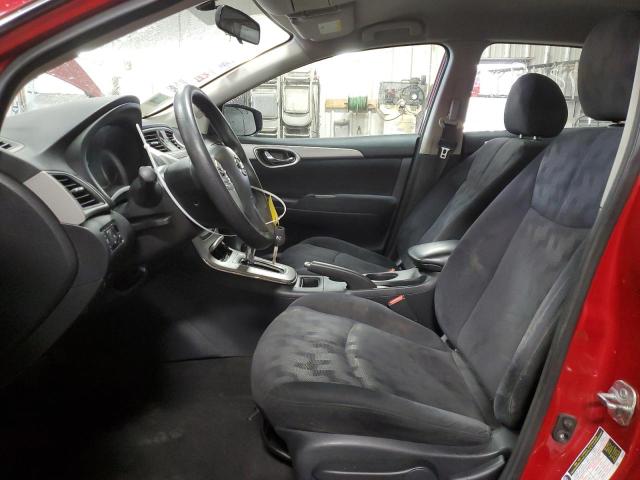 3N1AB7AP1DL696205 - 2013 NISSAN SENTRA S RED photo 7