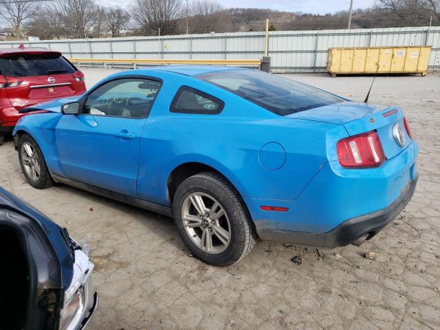 1ZVBP8AM5C5239830 - 2012 FORD MUSTANG BLUE photo 2