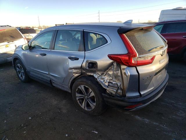 2HKRW6H35JH205065 - 2018 HONDA CR-V LX SILVER photo 2