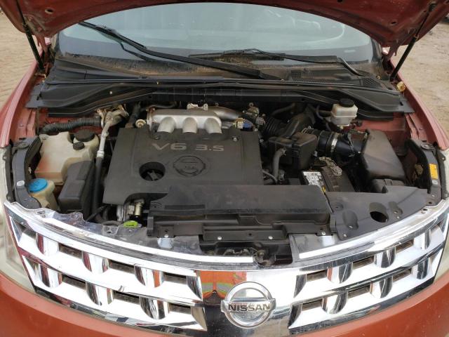 JN8AZ08W93W228510 - 2003 NISSAN MURANO SL ORANGE photo 11