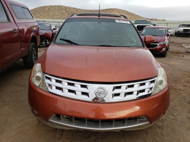 JN8AZ08W93W228510 - 2003 NISSAN MURANO SL ORANGE photo 5