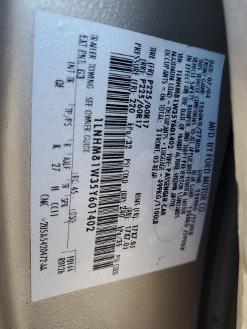 1LNHM81W34Y658200 - 2004 LINCOLN TOWN CAR EXECUTIVE Gold Foto 12