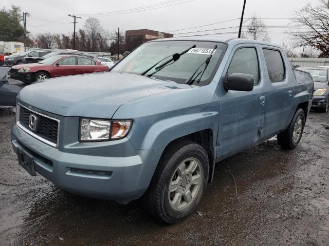 2HJYK16357H507126 - 2007 HONDA RIDGELINE RTX BLUE photo 1