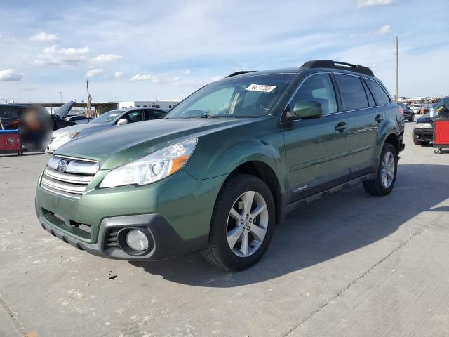 4S4BRBGC2D3319054 - 2013 SUBARU OUTBACK 2.5I PREMIUM GREEN photo 1