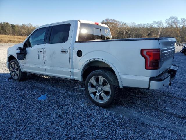 1FTEW1EG7HFC29106 - 2017 FORD F150 SUPERCREW WHITE photo 2