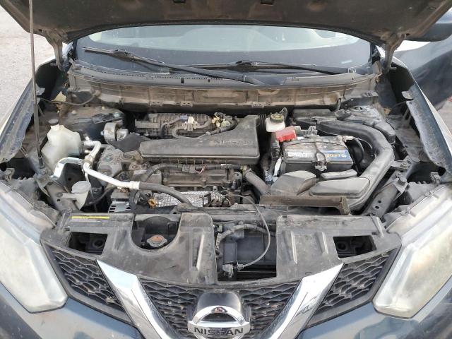 JN8AT2MT5GW004410 - 2016 NISSAN ROGUE S BLUE photo 12