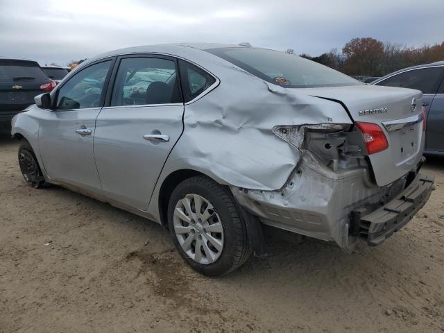 3N1AB7AP9HY363422 - 2017 NISSAN SENTRA S SILVER photo 2