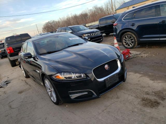 SAJWJ0EF6E8U30498 - 2014 JAGUAR XF BLACK photo 4