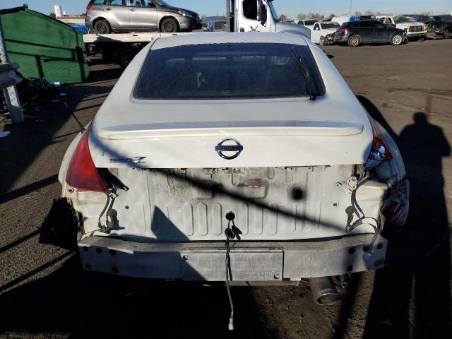 JN1AZ34E34T060119 - 2004 NISSAN 350Z COUPE WHITE photo 6