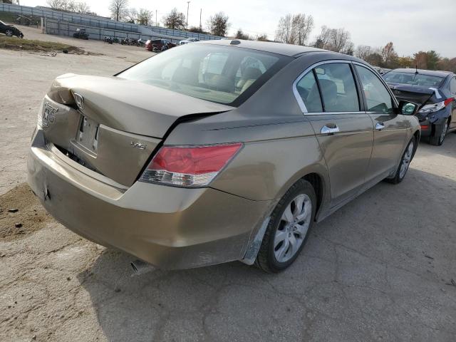 1HGCP36808A042764 - 2008 HONDA ACCORD EXL BROWN photo 3