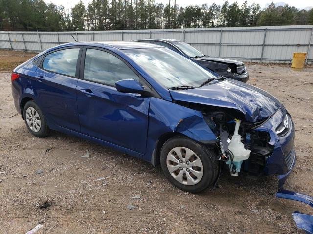 KMHCT4AE8FU924673 - 2015 HYUNDAI ACCENT GLS BLUE photo 4