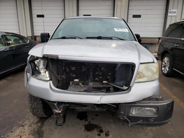 1FTPX14584NA61756 - 2004 FORD F150 SILVER photo 5