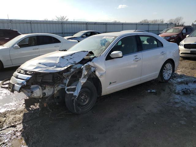 3FADP0L38BR124058 - 2011 FORD FUSION HYBRID WHITE photo 1