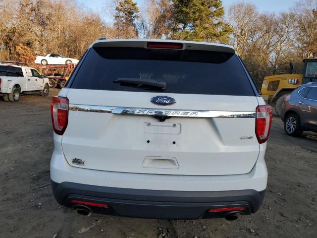 1FM5K8BH4HGA05881 - 2017 FORD EXPLORER WHITE photo 6