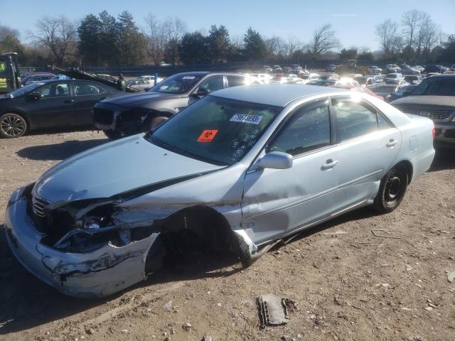 4T1BE32K75U959644 - 2005 TOYOTA CAMRY LE BLUE photo 1