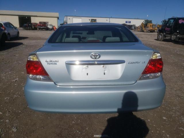 4T1BE32K75U959644 - 2005 TOYOTA CAMRY LE BLUE photo 6