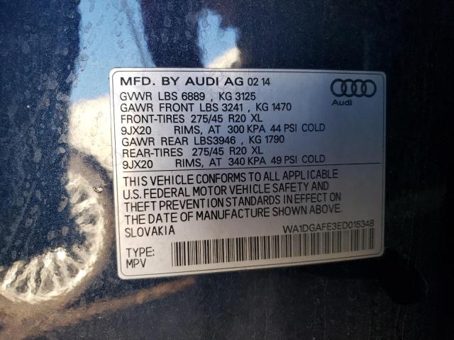 WA1DGAFE3ED015348 - 2014 AUDI Q7 PRESTIGE BLUE photo 13