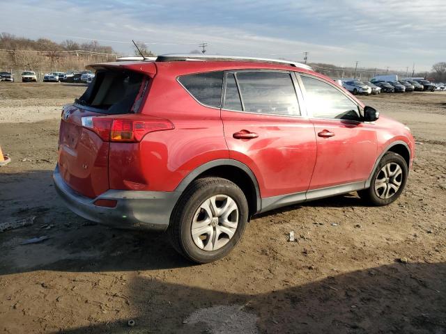 JTMZFREV9DD010961 - 2013 TOYOTA RAV4 LE RED photo 3