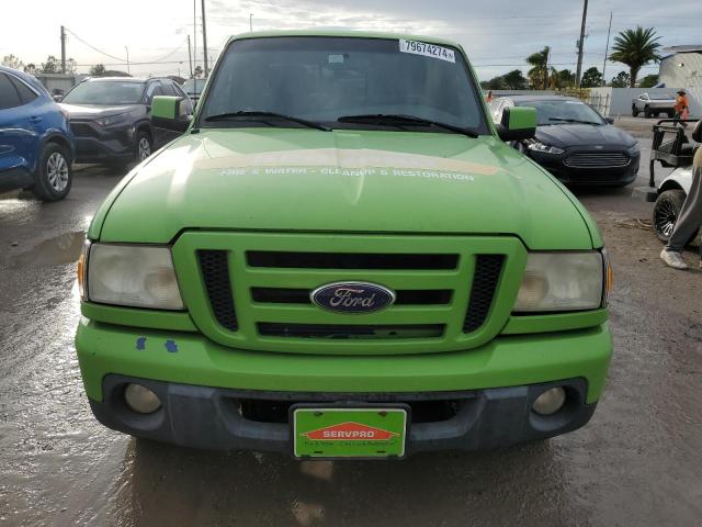 1FTKR1EE2APA46592 - 2010 FORD RANGER SUPER CAB GREEN photo 5