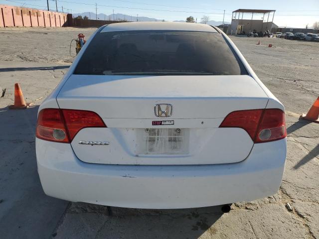 2HGFA16866H513818 - 2006 HONDA CIVIC EX WHITE photo 6