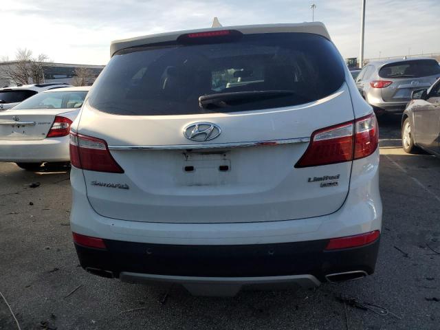 KM8SR4HF7FU125671 - 2015 HYUNDAI SANTA FE GLS WHITE photo 6