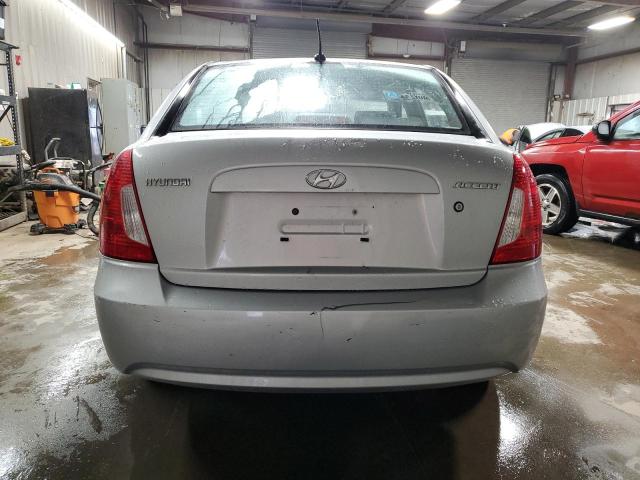 KMHCN4AC0BU609675 - 2011 HYUNDAI ACCENT GLS SILVER photo 6