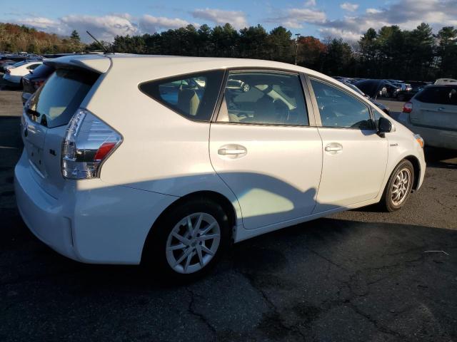 JTDZN3EU9C3046306 - 2012 TOYOTA PRIUS V WHITE photo 3