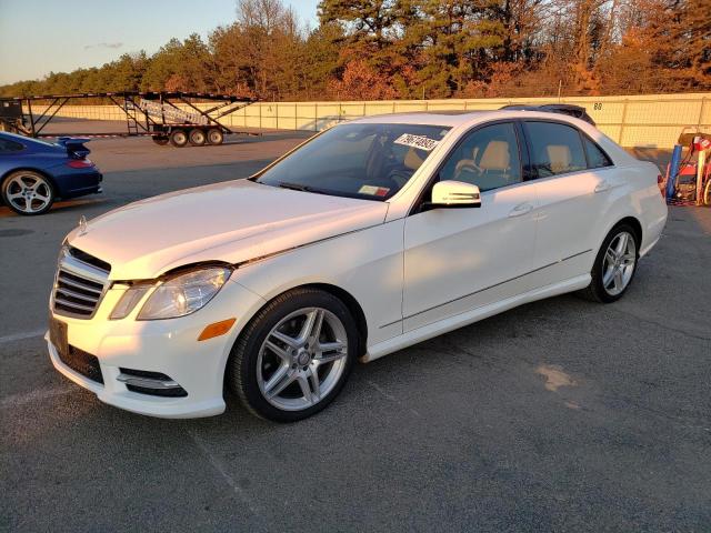 WDDHF8JB3DA765628 - 2013 MERCEDES-BENZ E 350 4MATIC WHITE photo 1