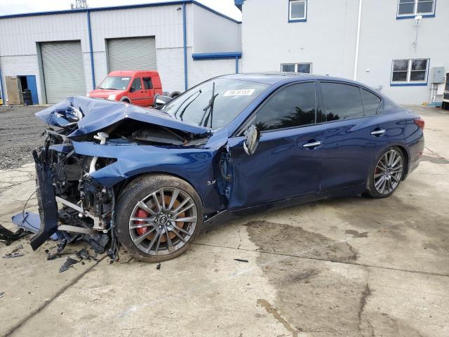 JN1FV7AR3JM480887 - 2018 INFINITI Q50 RED SPORT 400 BLUE photo 1