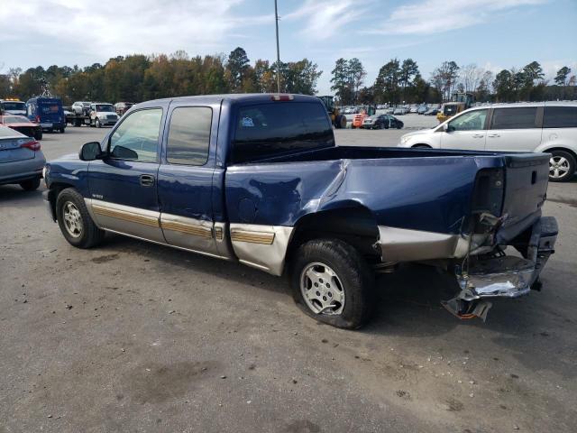 2GCEC19T921366188 - 2002 CHEVROLET SILVERADO C1500 BLUE photo 2