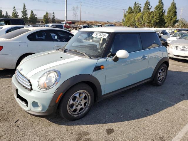 WMWSU3C58DT690989 - 2013 MINI COOPER BLUE photo 1