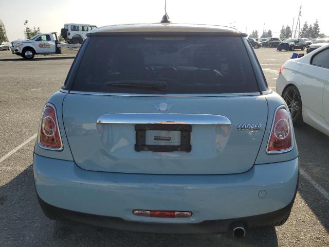 WMWSU3C58DT690989 - 2013 MINI COOPER BLUE photo 6