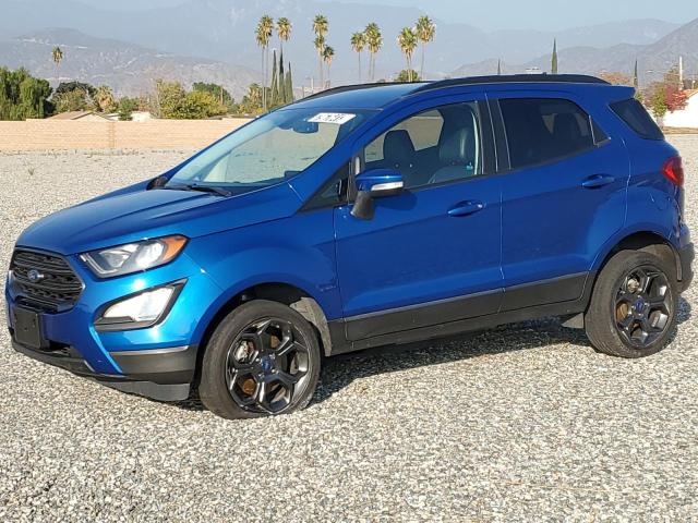 MAJ6P1CL9JC208403 - 2018 FORD ECOSPORT SES BLUE photo 1