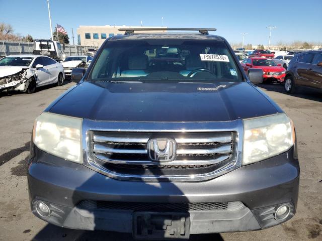 5FNYF4H52DB042735 - 2013 HONDA PILOT EXL GRAY photo 5