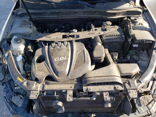 KNAGM4A71F5560804 - 2015 KIA OPTIMA LX SILVER photo 11