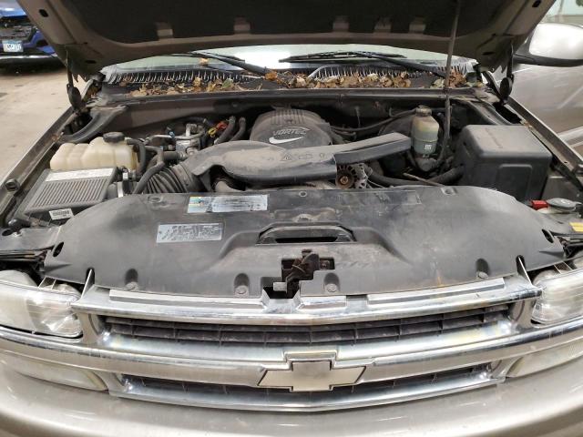 1GNEK13Z52J222540 - 2002 CHEVROLET TAHOE K1500 GRAY photo 11