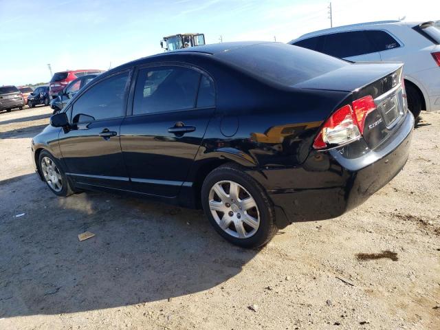 2HGFA1F50AH569722 - 2010 HONDA CIVIC LX BLACK photo 2