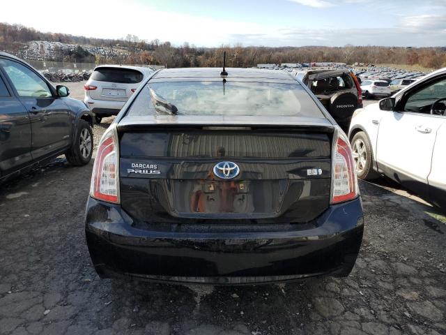 JTDKN3DU3C1575247 - 2012 TOYOTA PRIUS BLACK photo 6