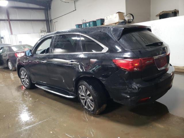 5FRYD4H4XEB020818 - 2014 ACURA MDX TECHNOLOGY BLACK photo 2