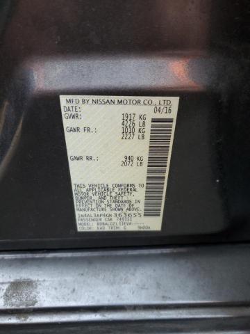 1N4AL3AP4GN363655 - 2016 NISSAN ALTIMA 2.5 GRAY photo 12