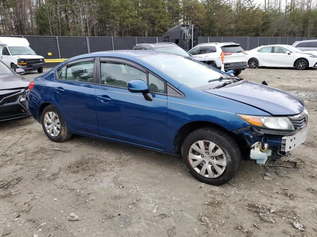 2HGFB2F50CH575929 - 2012 HONDA CIVIC LX BLUE photo 4