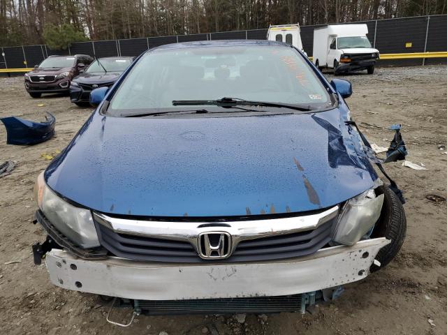 2HGFB2F50CH575929 - 2012 HONDA CIVIC LX BLUE photo 5