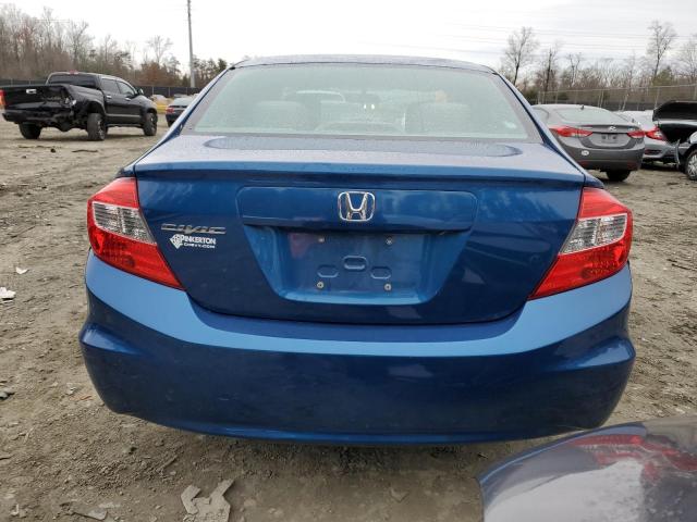 2HGFB2F50CH575929 - 2012 HONDA CIVIC LX BLUE photo 6