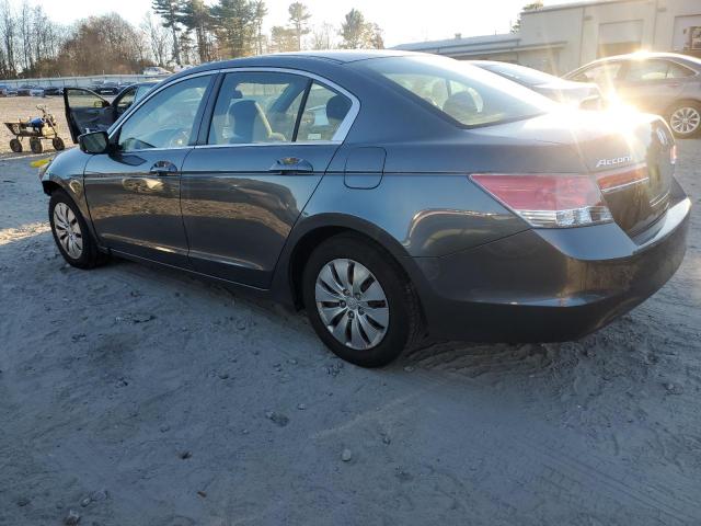 1HGCP2F3XBA127424 - 2011 HONDA ACCORD LX GRAY photo 2