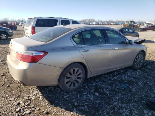 1HGCR3F88DA034447 - 2013 HONDA ACCORD EXL BEIGE photo 3