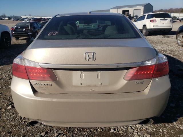 1HGCR3F88DA034447 - 2013 HONDA ACCORD EXL BEIGE photo 6