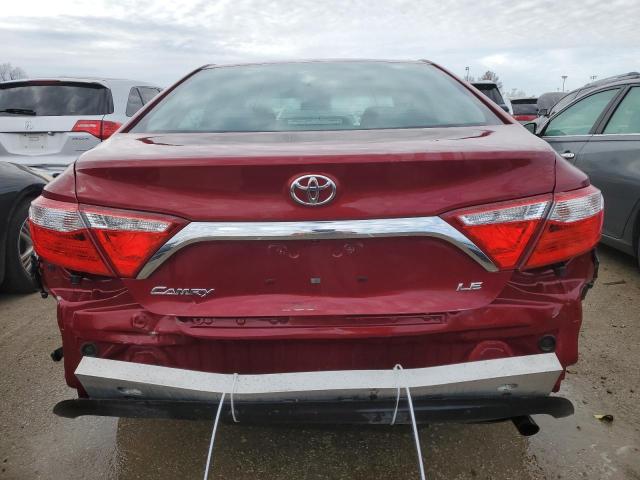 4T1BF1FK8FU922602 - 2015 TOYOTA CAMRY LE BURGUNDY photo 6